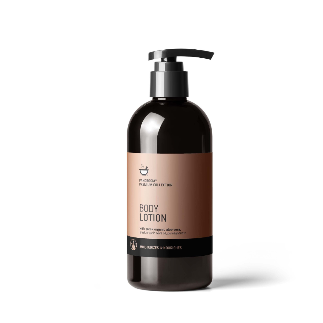 Greek Treasures Body Lotion with organic aloe vera, organic olive oil   Pandrosia