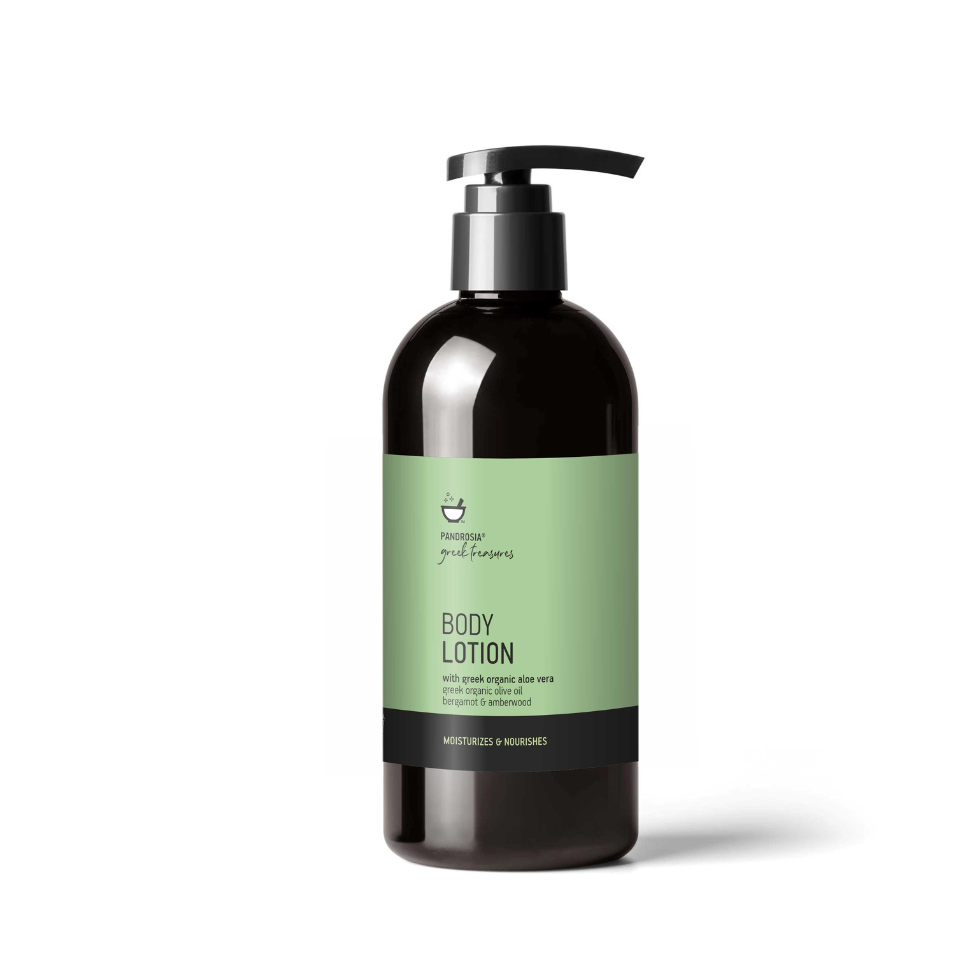 Citrus Γαλάκτωμα Σώματος με βιολογική αλόη, βιολογικό λάδι ελιάς, εκχύλισμα περγαμόντο & κεχριμπάρι 300ml